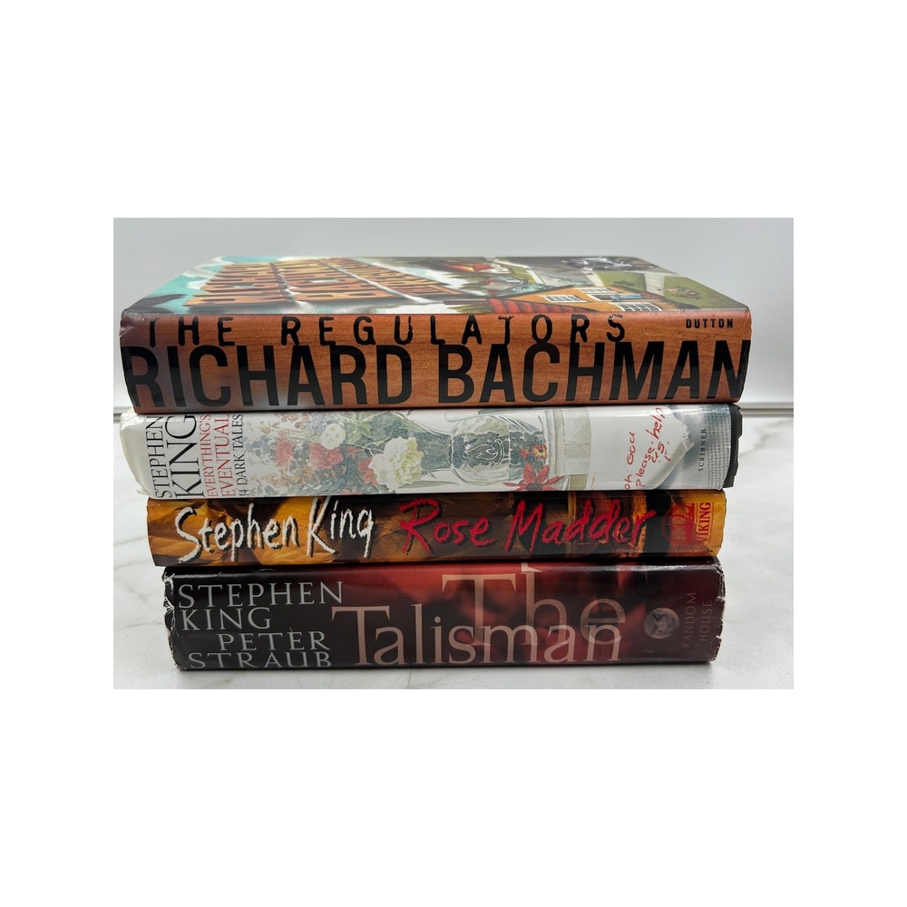 Stephen King Book Lot 4 Hardcover Novels The Regulators Talisman Rose Madder